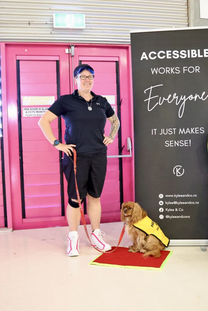 Marica and fergus standing next to kylee and co